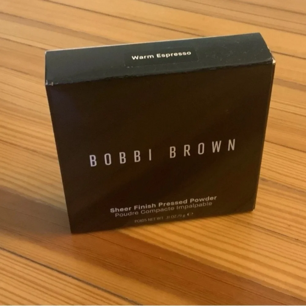 NIB BOBBI BROWN Sheer Finish Pressed Powder WARM ESPRESSO Full Size $55